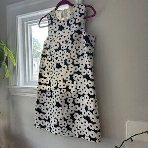 Jill Stuart New York Floral Dress Size 10 Black And White